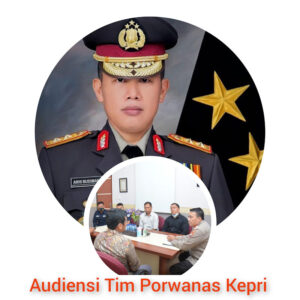 Bantu Seragam Atlet, Kapolda Doakan PWI Kepri Berjaya di Porwanas Jatim