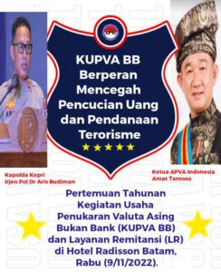 KUPVA BB Berperan Cegah Pidana Pencucian Uang dan Pendanaan Terorisme
