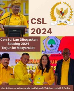 Cen Sui Lan dan 1.150 Bacaleg Golkar Lainnya, Ditugaskan Terjun ke Masyarakat