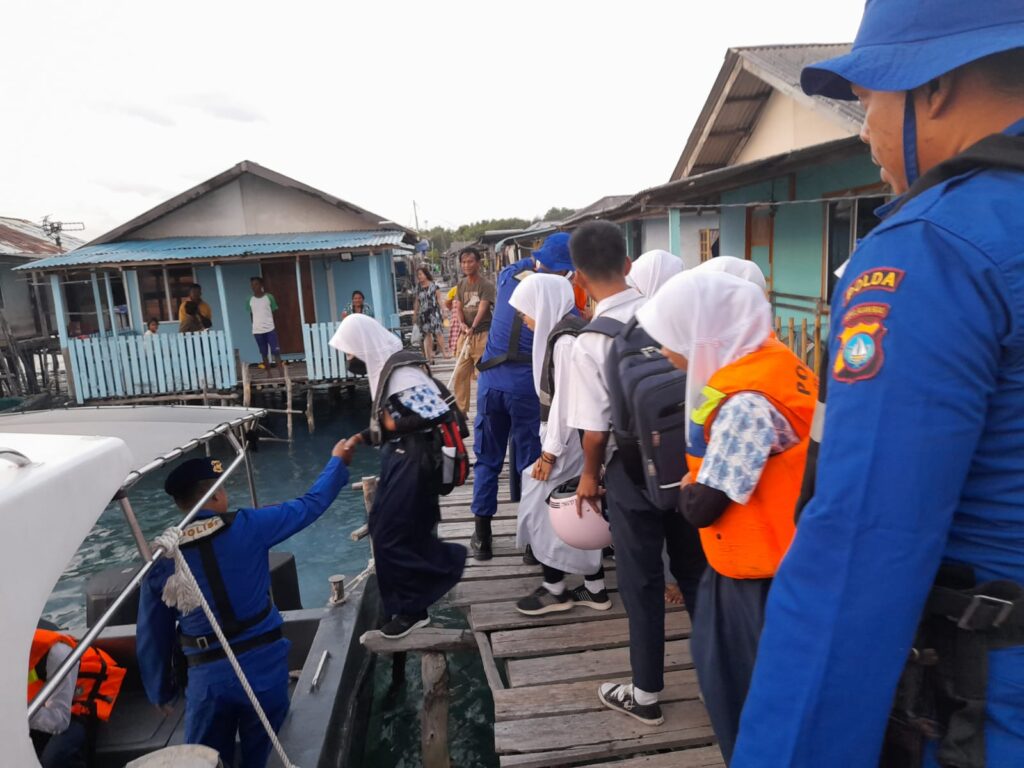 Layani Sepenuh Hati, Dit Polairud Polda Kepri Gelar Program Presisi Sampan Layar