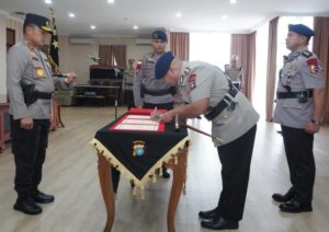 Dirreskrimsus, Dansat Brimob, Kabid Propam, dan Kabid Keuangan Polda Kepri Diganti
