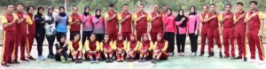 Jalin Silaturahmi, Polres Lingga Gelar Pertandingan Bola Voli