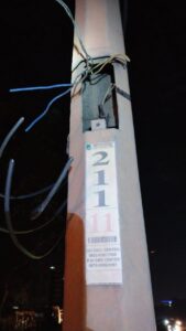Kabel Lampu Penerangan Dimaling, Jalan Daerah Baloi Gelap