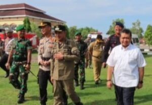 Bupati Paluta Pimpin Apel Gelar Pasukan Ops Keselamatan Toba 2023