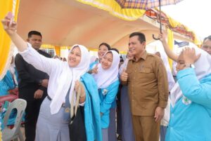 Beri Hadiah dalam Bentuk Kuis, Ansar Sosialisasi GeMas di SMAN 20 Batam