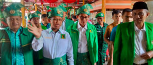 Hadiri Pembekalan Bacaleg PPP se-Kepri, Sandiaga Diteriaki Cawapres