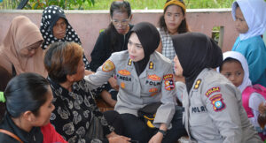 Polri Bakti Kesehatan dan Trauma Healing di Rempang