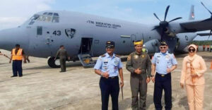 Super Hercules TNI AU Latihan Kehandalan Navigasi