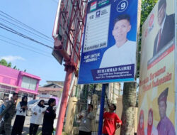 Bawaslu dan Satpol PP Tertibkan Alat Peraga Kampanye Tak Sesuai Aturan