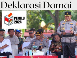 Polda Inisiasi Deklarasi Damai Pemilu 2024