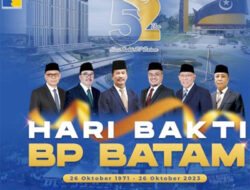 Masa Bakti 52 Tahun, Jadikan Batam Kota Baru