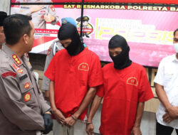Polresta Tangkap Kurir Narkoba di Kampung Bebas Narkoba