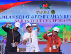 BI Kepri Motivasi UMKM Maju, Pecahkan Rekor MURI Sajian Teh Tarik 2.409 Gelas