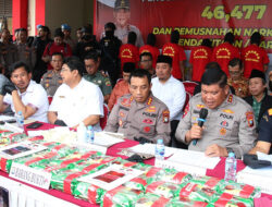 Polresta dan BC Gulung 11 Sindikat Narkoba, Barang Bukti 46,77 Kilogram