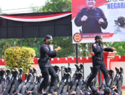 Peringati HUT ke-78 Korps Brimob, Peragakan Beladiri Praktis