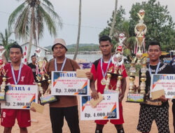 Tanjung Nenek Boyong Piala Mini Soccer Teluk Air Cup 1