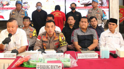 Polisi Ringkus Kurir Sabu 2,9 Kilo di Sagulung