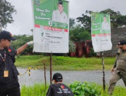 Bawaslu Tertibkan Alat Peraga Kampanye
