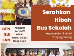 Cen Sui Lan Serahkan Aspirasi Hibah Bus Sekolah kepada Yayasan Bumi Maitri