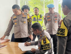 Polisi Cek Pengamanan Kantor KPU
