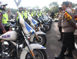 Wakapolda Cek Ranmor dan Ransus Persiapan Gangguan Kamtibmas Pemilu 2024