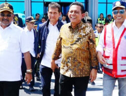 Ansar dan Aunur Kompak Dampingi Menhub Tinjau Runway Bandara RHA Karimun