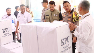 Dirpamobvit Polda Kepri Supervisi Persiapan Pemilu di Natuna