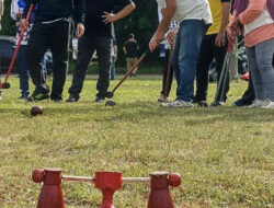 Dispora Batam Bersama SMSI Kepri Bermain WoodBall, Isi Program Jumat Krida