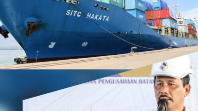 Kargo MV SITC Layani Batam – China, Rudi: Berdampak Ekspor dan Impor Barang