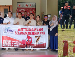 HUT ke-7 SMSI Kepri Diwarnai Donor Darah dan Turnamen Woodball