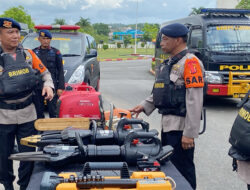 Cuaca Ekstrim, Satbrimob Polda Kepri Siaga Bencana