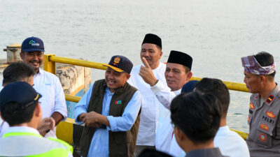 Ansar Tinjau Kelancaran Arus Mudik di Pelabuhan Roro Tanjunguban