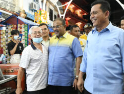 Ansar dan Aunur Resmikan Revitalisasi Pasar Malam dan Tugu Pentakbiran