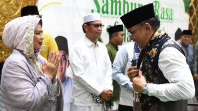Dewi Ansar Halal Bihalal Bersama Bupati Bintan dan Jajaran