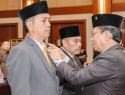 Pengambilan Sumpah Muhaimin Gantikan Onward dan Mustamin Gantikan Candra