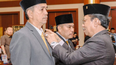 Pengambilan Sumpah Muhaimin Gantikan Onward dan Mustamin Gantikan Candra