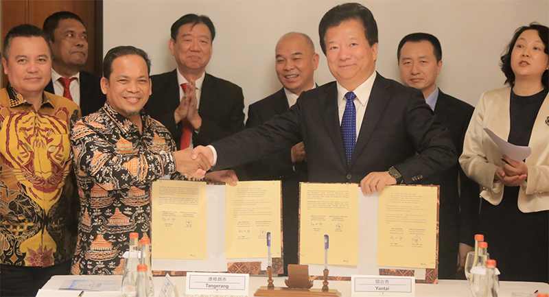 Tangerang Jalin Hubungan Sister City dengan Kota Yantai China