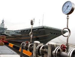 Kapal Induk Fujian Uji Coba Laut Perdana