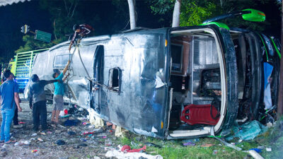 Kecelakaan Bus Jawa Barat, 10 Orang Meninggal