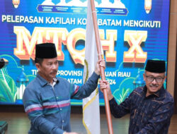 Wako dan Sekdako Lepas Kafilah MTQH Batam