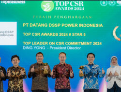 PT Datang DSSP Power Indonesia Raih TOP CSR Awards 2024