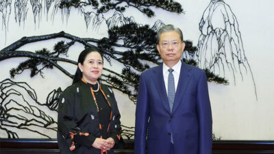 Legislator Tertinggi China Gelar Pembicaraan dengan Puan Maharani