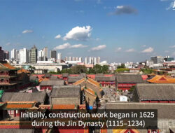 Menikmati Istana Kekaisaran Shenyang di China dari Ketinggian dengan Efek Bird-Eye View