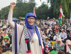 Ribuan Pengunjuk Rasa Demo Kedubes AS di Jakarta