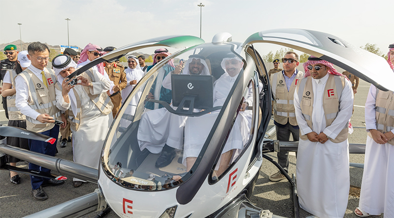 Arab Saudi dan China Uji Coba Taksi Udara Nirawak