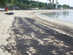 Perairan di Pulau Sentosa Singapura Ditutup untuk Pembersihan Tumpahan Minyak