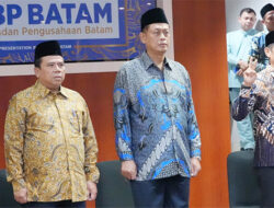 Lantik Tiga Pejabat BP Batam, Purwiyanto: Kerja Keras Bangun Batam