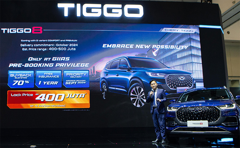 Chery Luncurkan Tiggo 8 di Ajang GIIAS 2024