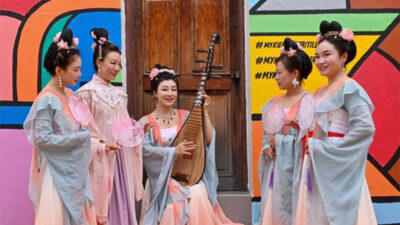 Penggemar Pakaian Hanfu China Berkumpul di Malaka, Malaysia