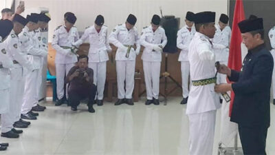 Patuan Kukuhkan 46 Pasukan Pengibar Bendera